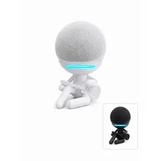 Suporte Decorativo Alexa Echo Dot 4 e 5 Geração - Violão -- Preto ou Branco