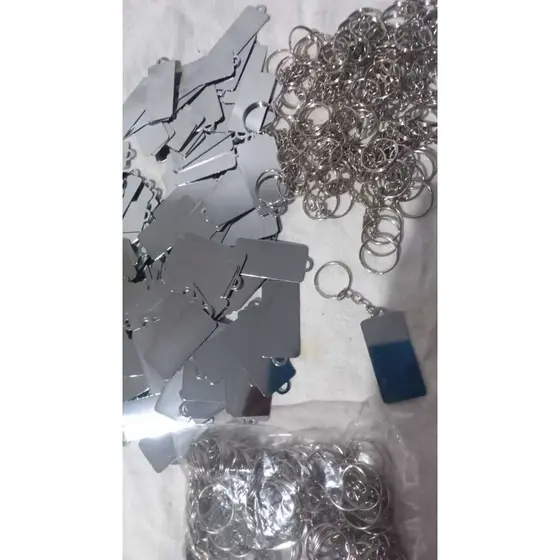 kit 50, 100, 150, 200 montagem plaquinha Mercosul + corrente
