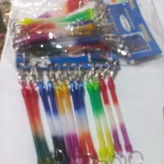 kit 12, 24, 36, 48 chaveiro mola flexivel