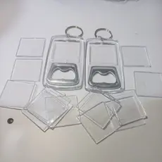 KIT Chaveiro porta foto e abridor