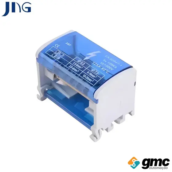 Bloco Distribuição - Jxd 2x7 - (2 Polos/ 7 Conectores) Jng