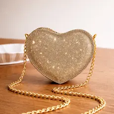 Bolsa Coração Mini Feminina | Ideal para Festas e Eventos