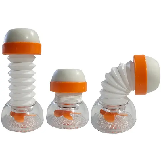 Kit 3 Chuveirinho P/ Bico Torneira Universal Extensor Giratória Aerador Arejador Ajustável Sanfonado