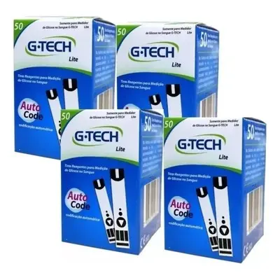 Tiras Reagentes G-Tech Lite Medir Glicose Glicemia