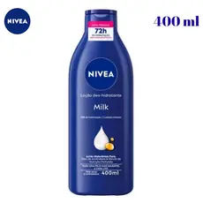 Loção Hidratante Nivea Milk com Ácido Hialurônico Hidratação Profunda Pele Seca a Extra seca 400ml