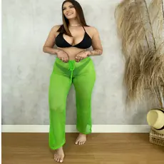 CALÇA ARRASTAO/SAIDA DE PRAIA/CALÇA PISINA\ PRAIA \FASHION\ ELEGANTE