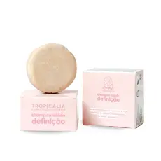 Shampoo Sólido para Definição de Cachos, Controla Volume e Frizz - Tropicália Cosméticos 70g