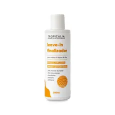 Creme de Pentear Leave in Finalizador de Cachos com Proteção Térmica - Tropicália Cosméticos 200mL