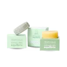 Kit Shampoo e Condicionador Anticaspa, Controla Coceira, Dermatite e Oleosidade 100% Natural - Tropicália Cosméticos