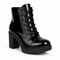 Bota Coturno Feminino Salto Alto Grosso