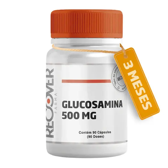 Glucosamina 500mg - 90 Cápsulas - Recover Farma