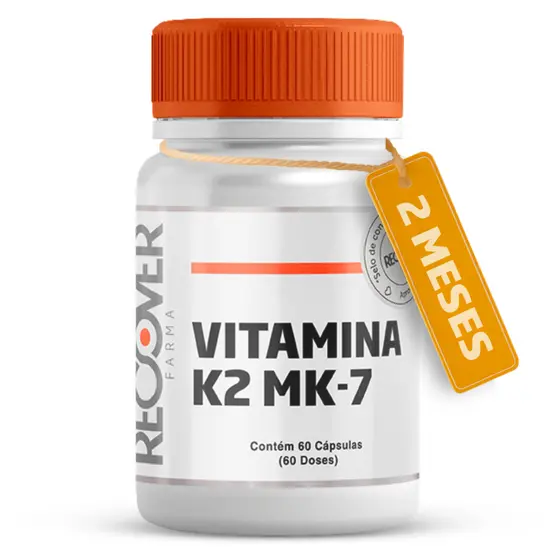 Vitamina K2 Mk-7 100mcg - 60 Cápsulas (60 Doses)