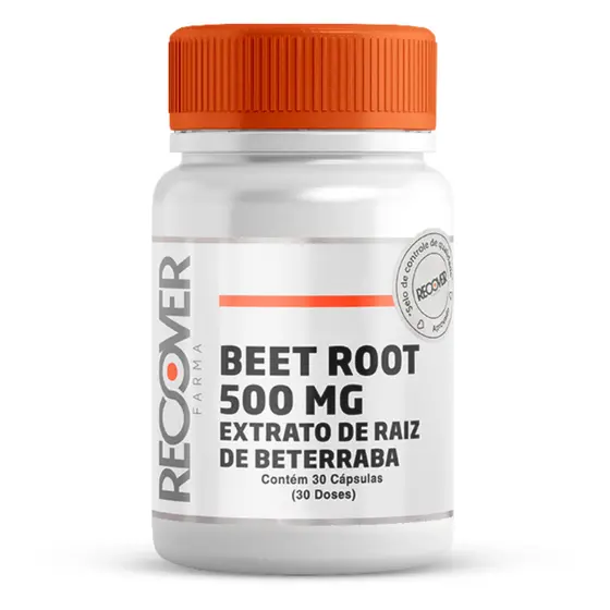 Beet Root 500mg - Extrato de Raiz de Beterraba - Recover Farma
