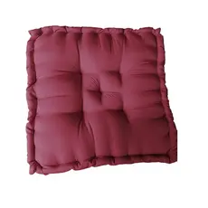 Almofada Turca 60x60 Vinho Grande Cheia Sala Banco Pallet