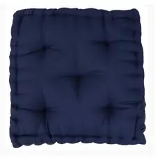 Almofada Turca 60x60 Azul-marinho Grande Cheia Sala Banco Pallet