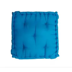 Almofada Turca 60x60 Azul-turquesa Grande Cheia Sala Banco Pallet