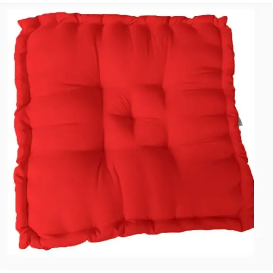 Almofada Turca 60x60 Vermelho Grande Cheia Sala Banco Pallet