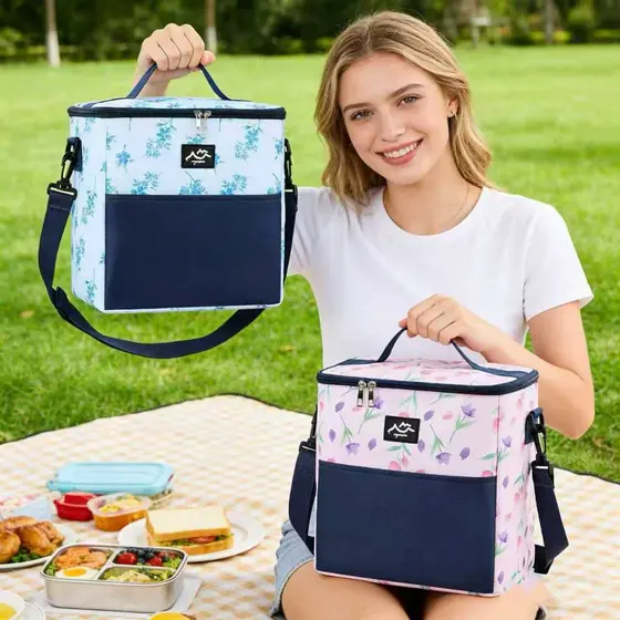 Bolsa Térmica Grande e Portátil para Marmita com Alça Ideal para o Uso Diário