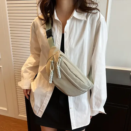 Pochete Crossbody Unissex Impermeável Compacta Leve e Funcional Perfeita para o Dia a Dia e Viagens