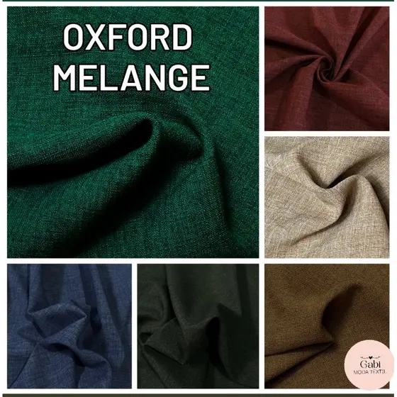 Tecido Oxford Melange (3m x 1,50m) Várias Cores