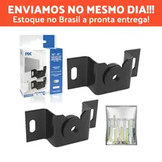 Suporte TV Fixo Universal 10 a 85 Pol Parede Painel LED LCD Smart 4K VESA Kit Instalação Completo