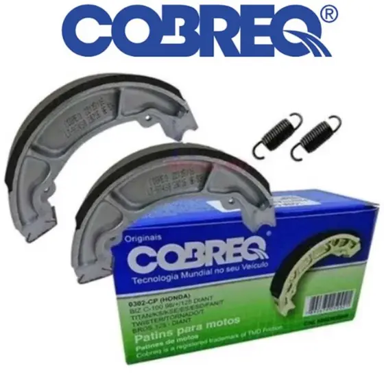 LONA DE FREIO ORIGINAL COBREQ HONDA CG TITAN FAN CARGO MIX 160 150 125 TWISTER CB300 PCX Promoção