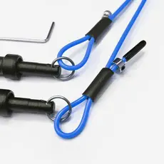 Cabo De Aço P/ Speed Rope Corda De Pular Crossfit Reguável Com Argola Fixação Reposição