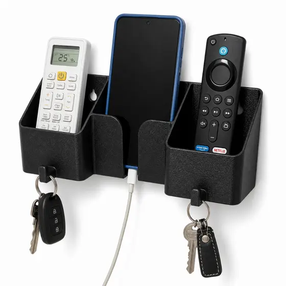 Suporte Parede Celular | Controle Remoto | Chaves | Sem Furo