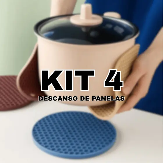 KIT 4 Descanso De Panelas