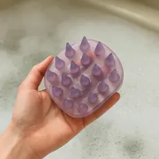 Escova Massageadora Capilar Silicone Antiqueda