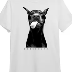 camiseta algodão unissex Camisa CACHORRO DOBERMAN CÃO **ENVIO RAPIDO**