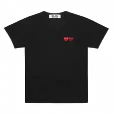 Venda Quente Macio Premium Japonês Clássico Branco Duplo Coração Algodão Impressão , Camiseta De Manga Curta Camisa De Q