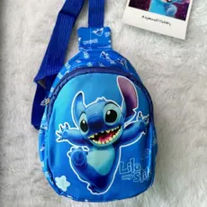 Bolsinha Infantil Transversal do Stitch