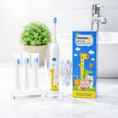 Escova Infantil Elétrica Recarregável Usb 6 Níveis