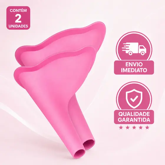 Urinol Feminino Para Fazer Xixi Em Pé Reutilizável p/ Carnaval Viagens Show Eventos Discreto