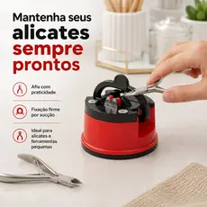 Amolador Afiador Portátil Alicate de Unha, Tesouras ou Facas