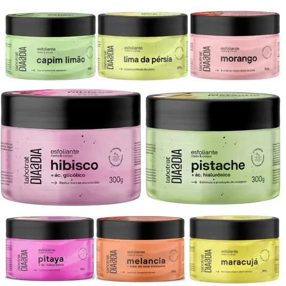 Esfoliante Corporal e Facial Cheiro de Fruta Labotrat 300g