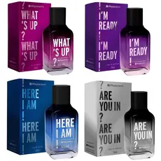 Perfumes What's Up Here I Am Are You In?  I'm Ready  Phytoderm - 95ml Escolhe o seu!