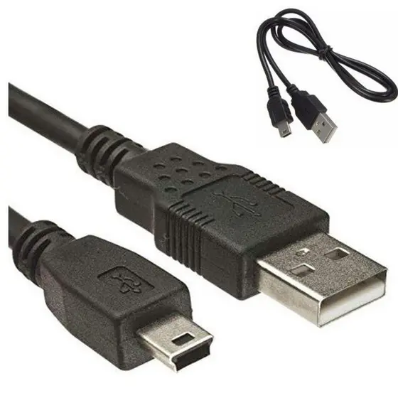 Cabo USB Carregamento V3 PS3 GPS Celular Antigo Camera Digital Radio Som 1M