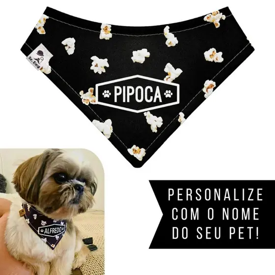 Bandana Pet Personalizada Sr. Dog - Estampa KP01