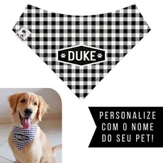 Bandana Pet Personalizada Sr. Dog - Estampa LV01