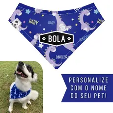 Bandana Pet Personalizada Sr. Dog - Estampa ADC2
