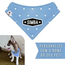 Bandana Pet Personalizada Sr. Dog - Estampa FH02