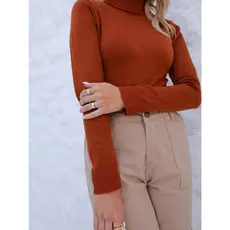 Blusa De Frio Cacharrel Feminina Gola Alta Tricot.TAMANHOS UNICÔ VESTE 36-40