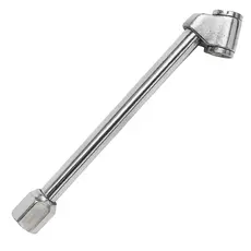 Calibrador Inflador De Pneu Duplo Profissional 150mm 1/4 Favorito