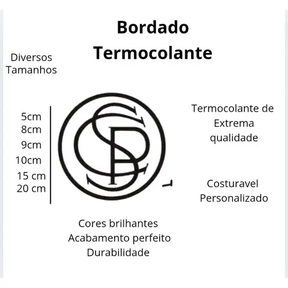 Brasão Corinthians 1919 Bordado Termocolante