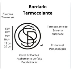 Brasão Corinthians 1919 Bordado Termocolante