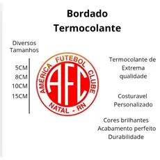 Patch Bordado América de Natal Termocolante