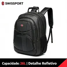 Mochila Executiva Masculina Swissport Reforçada para Notebook Resistente Viagem Trabalho