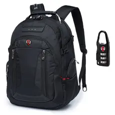 Mochila Swissport Executiva Antifurto Reforçada Saída USB Notebook